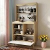 کافی بار ایستاده مدل KF107 با آویز ماگ و فضای قهوه‌ساز