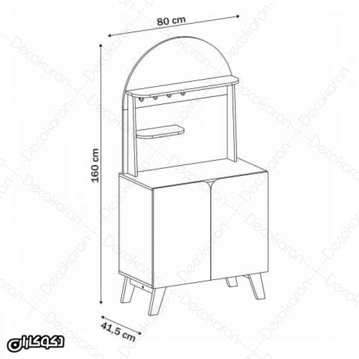 کافی بار MDF مدل KF109 دکوکاران