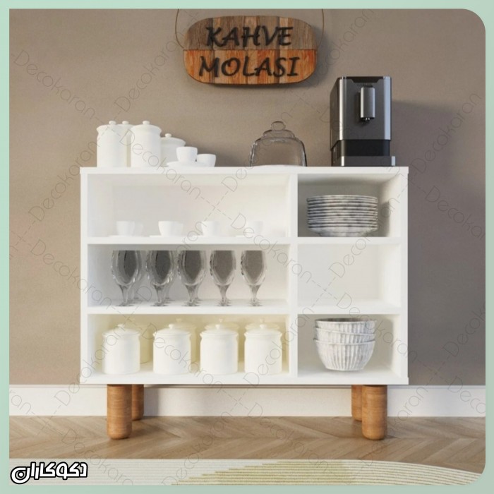 کافی‌بار مدرن KF104 دکوکاران؛ ترکیب سادگی اسکاندیناوی و نظم لوکس برای خانه‌های امروز