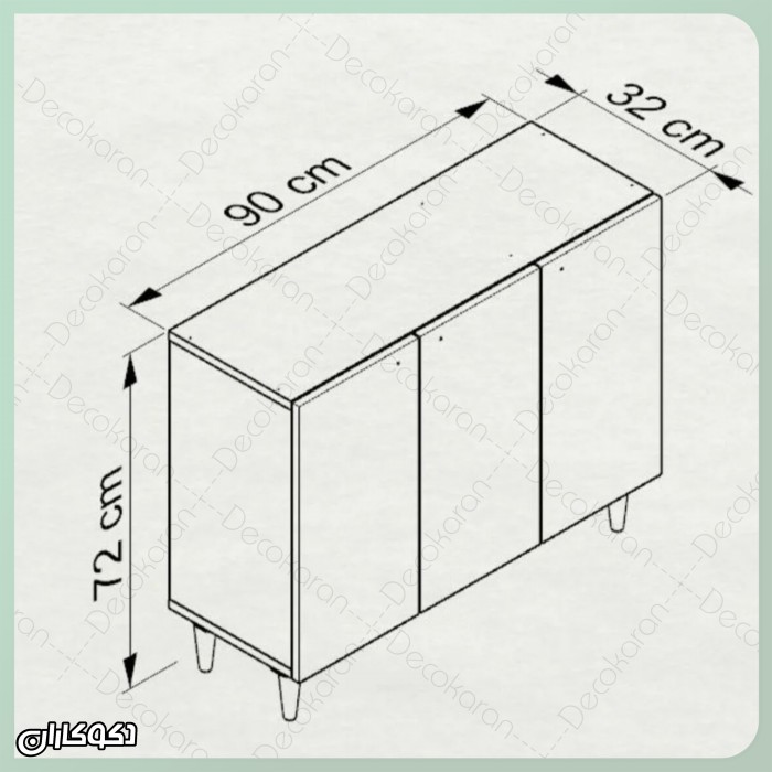 کافی‌بار مدرن KF104 دکوکاران؛ ترکیب سادگی اسکاندیناوی و نظم لوکس برای خانه‌های امروز