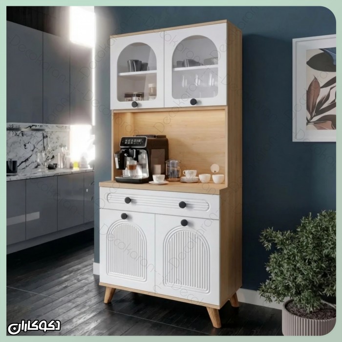 کافی‌بار مدل KF102 دکوکاران | ایستگاه قهوه لوکس و منظم برای خانه‌های خاص