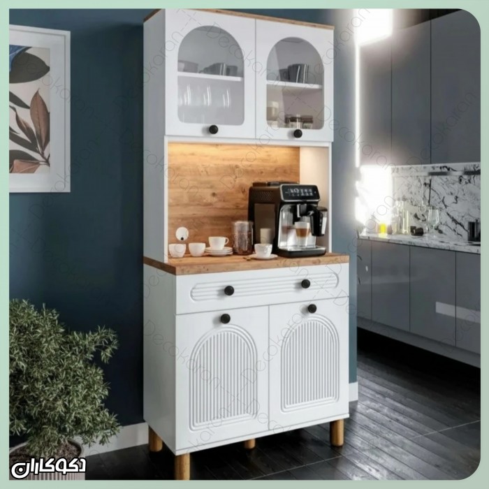 کافی‌بار مدل KF102 دکوکاران | ایستگاه قهوه لوکس و منظم برای خانه‌های خاص