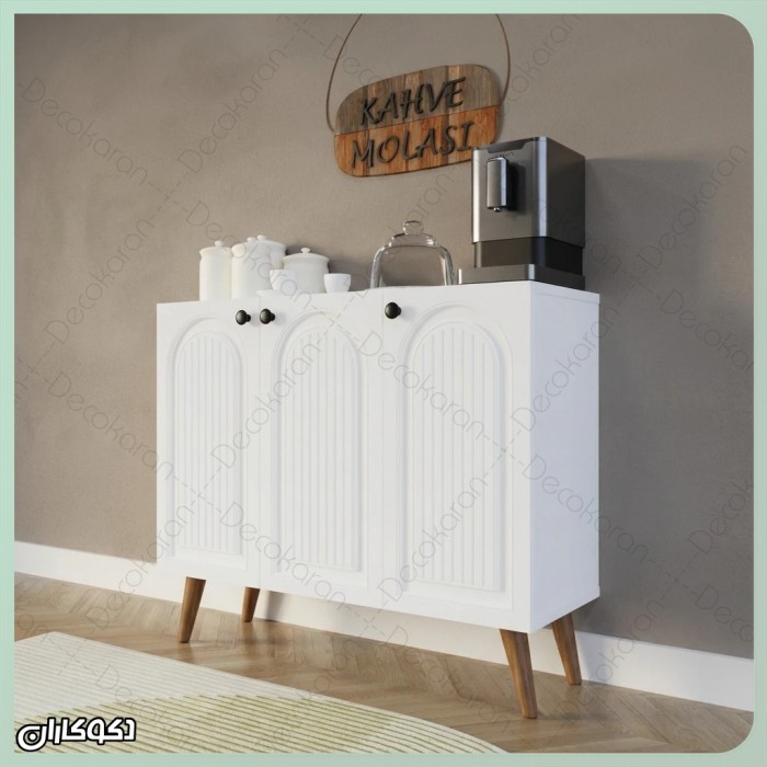 کافی‌بار مدرن KF104 دکوکاران؛ ترکیب سادگی اسکاندیناوی و نظم لوکس برای خانه‌های امروز