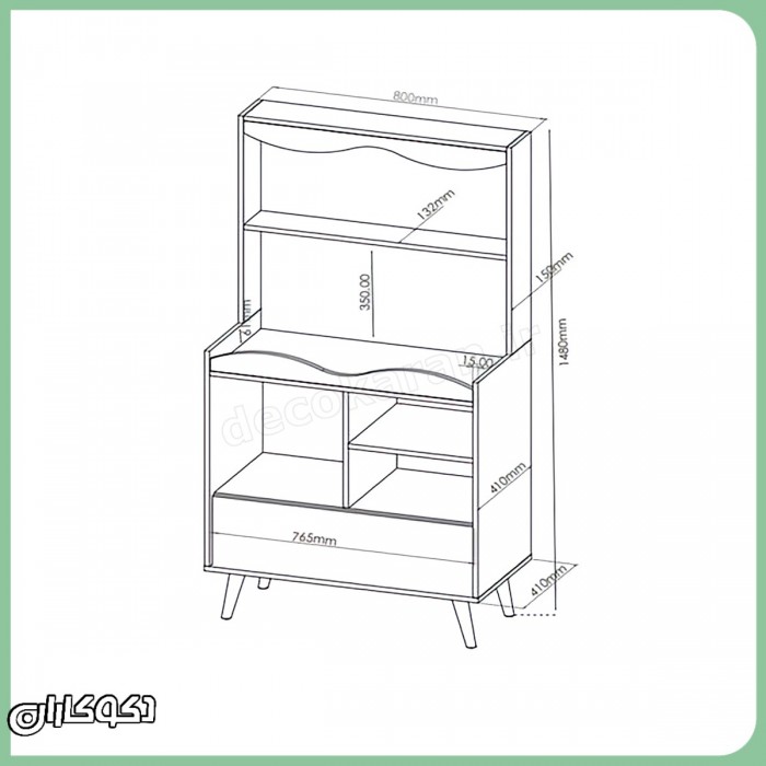 کافی بار خانگی مدل KF107؛ تجربه یک کافه لوکس و منظم در قلب خانه با دکوکاران