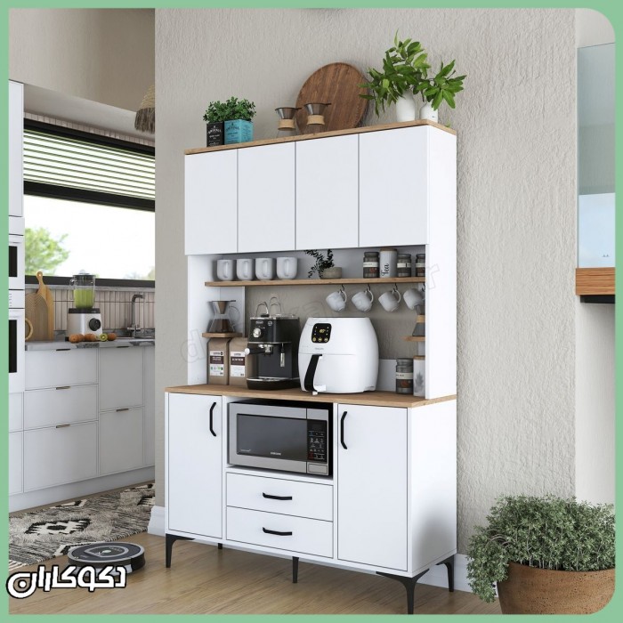 کافی بار و کابینت ماکروفر مدل KF115 | ایستگاه کامل پذیرایی