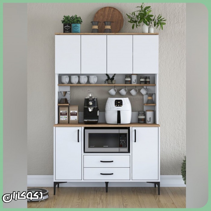 کافی بار و کابینت ماکروفر مدل KF115 | ایستگاه کامل پذیرایی