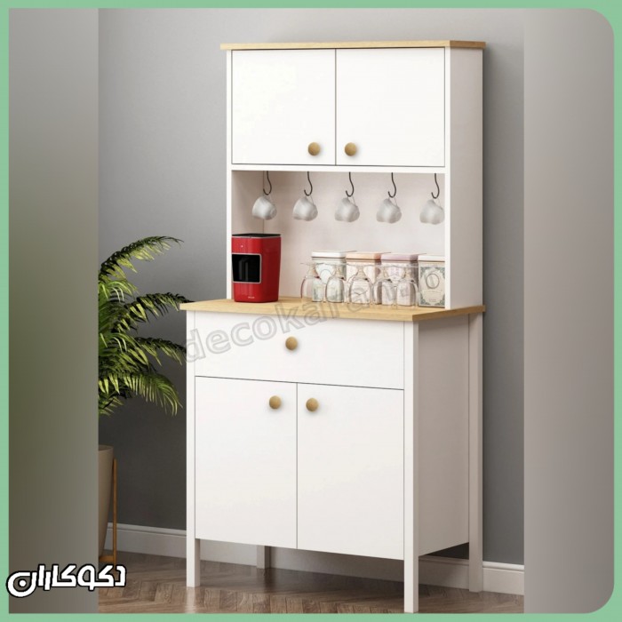 کافی بار خانگی دکوکاران مدل KF123 | عرض ۸۰ (کمد و کشودار)