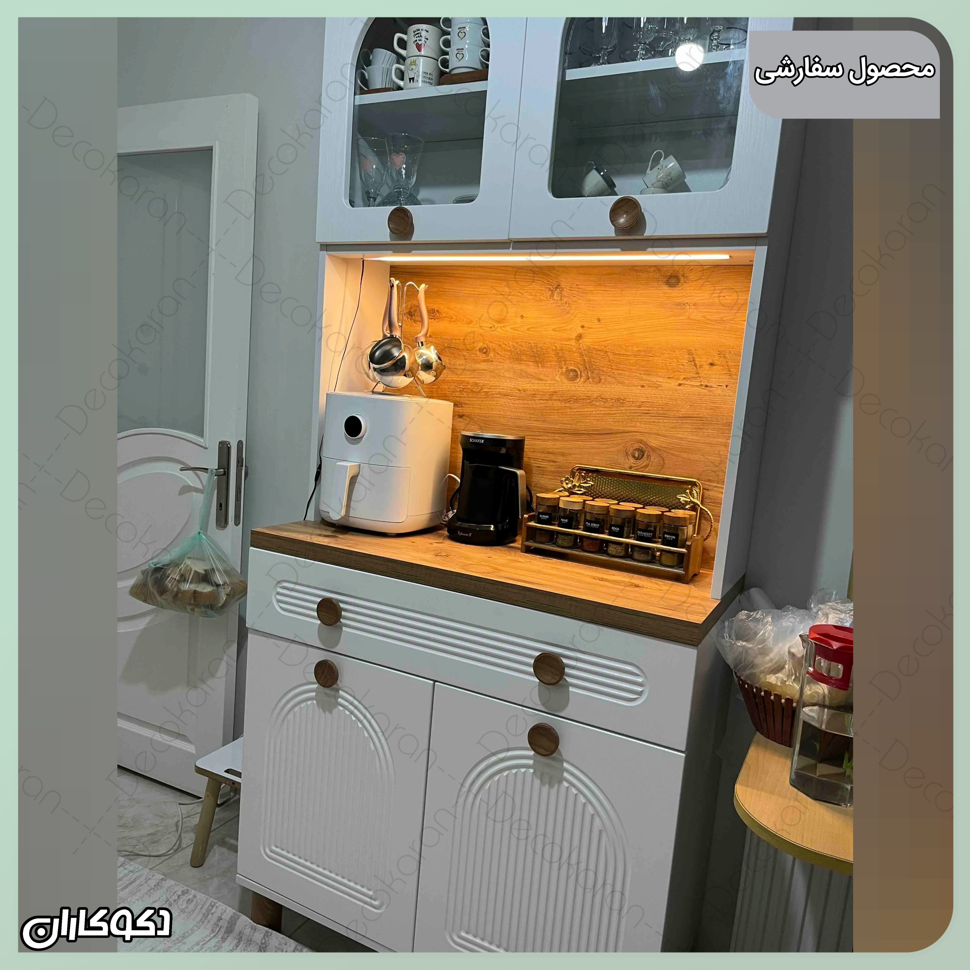 کافی بار kf102 دکوکاران سفارشی مشتری