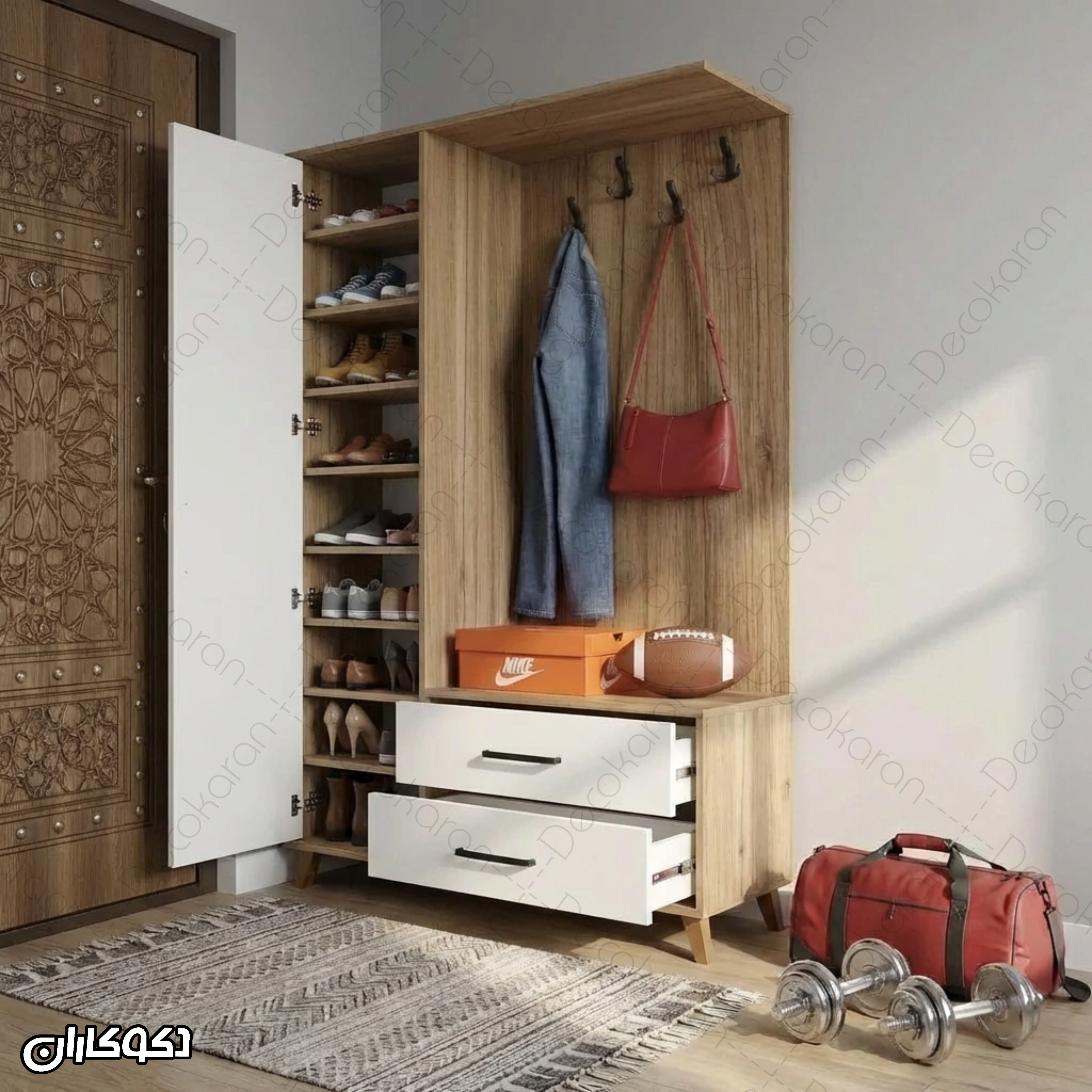جاکفشی و جالباسی مدل JL125