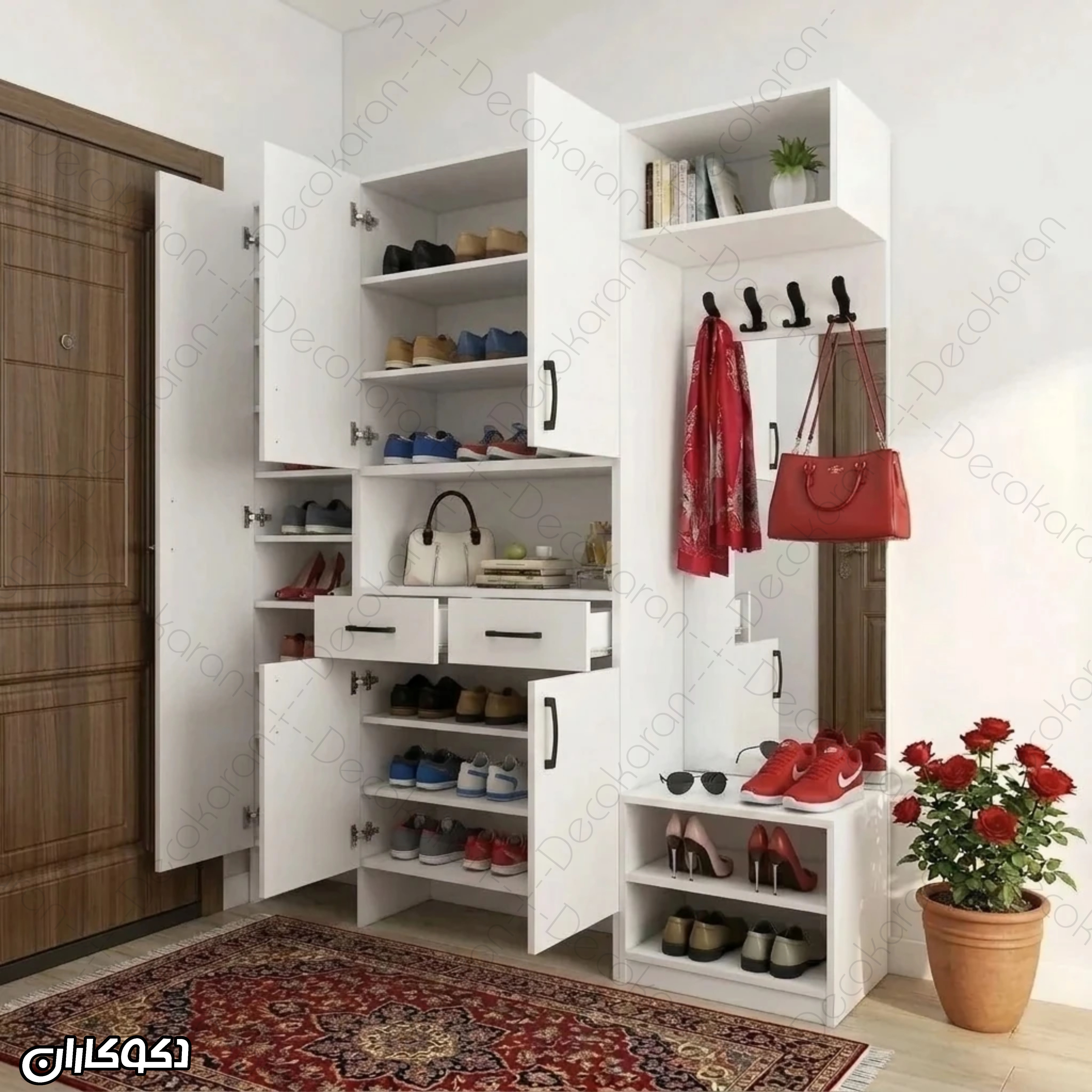 جاکفشی و جالباسی دکوکاران مدل JL156