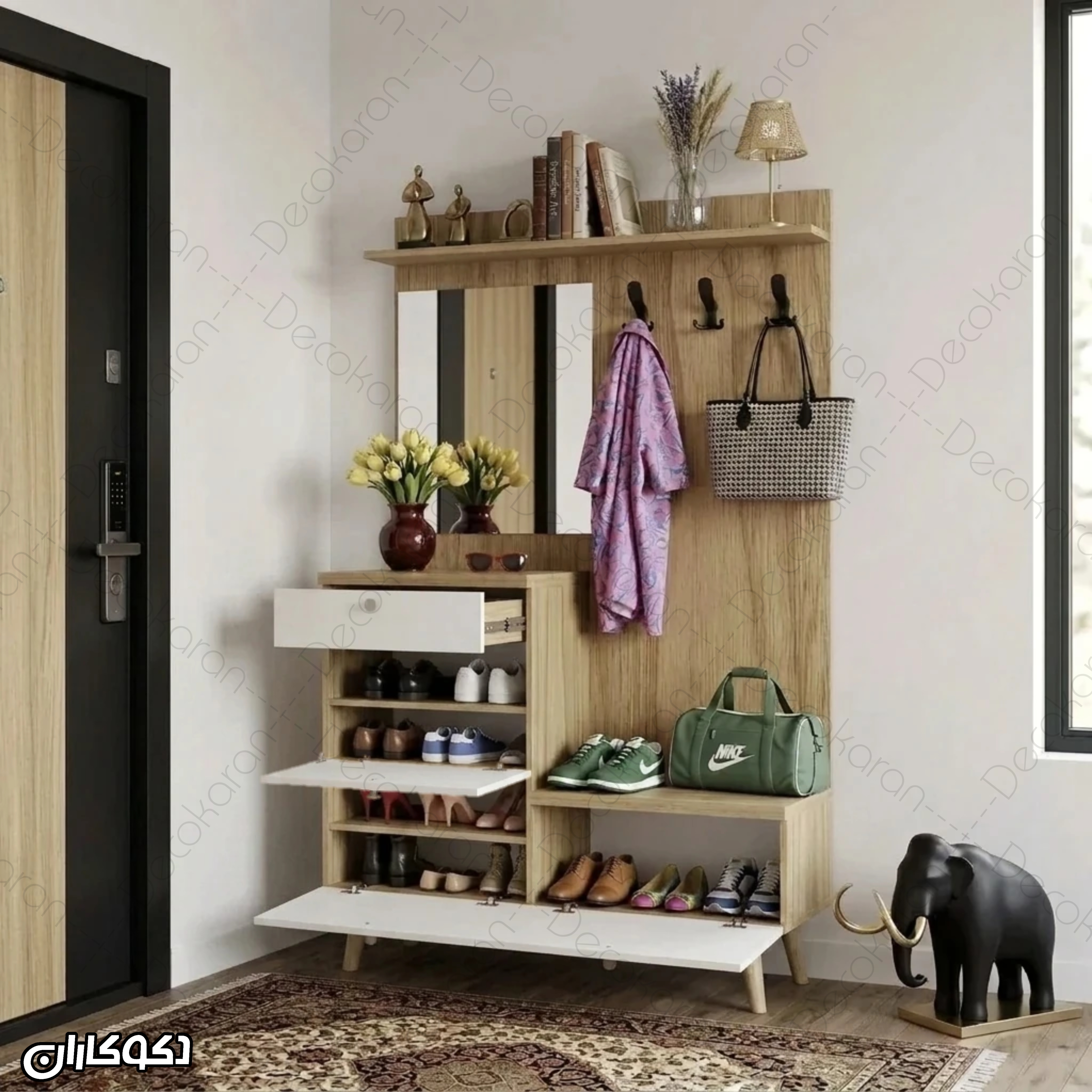 جاکفشی و جالباسی مدل JL160