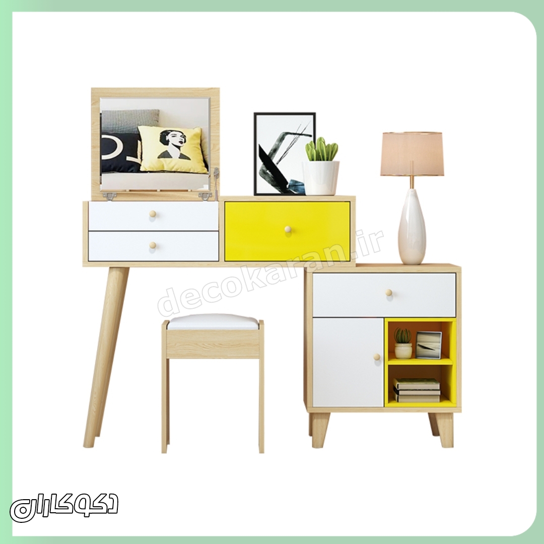 حالت باز میز آرایش MZ139