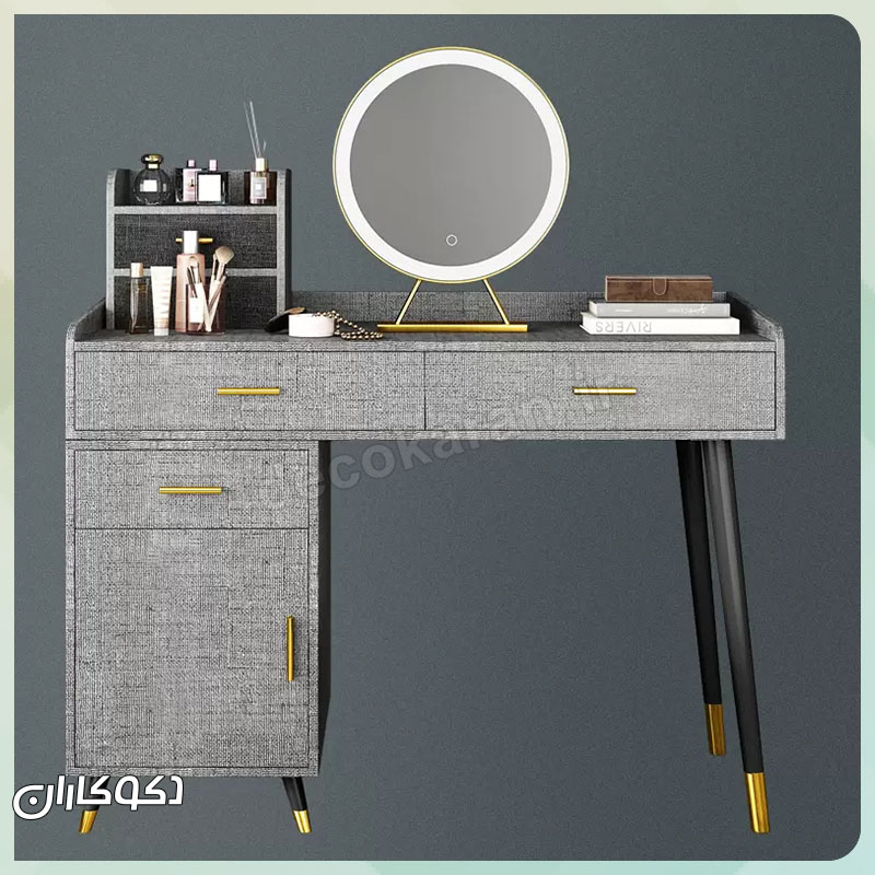 جزئیات و کیفیت ساخت میز آرایش MDF مدل MZ154 دکوکاران