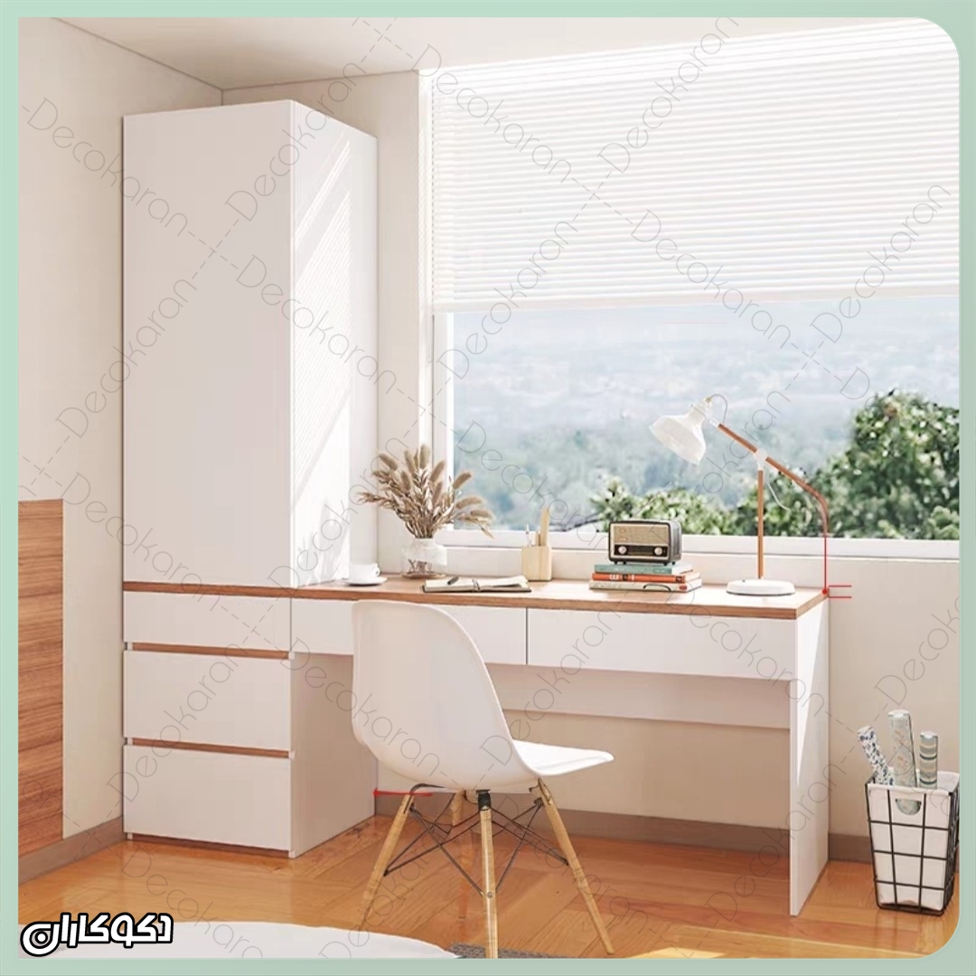 طراحی مینیمال و مدرن میز تحریر MTK161 دکوکاران با بدنه ام دی اف ضد خش