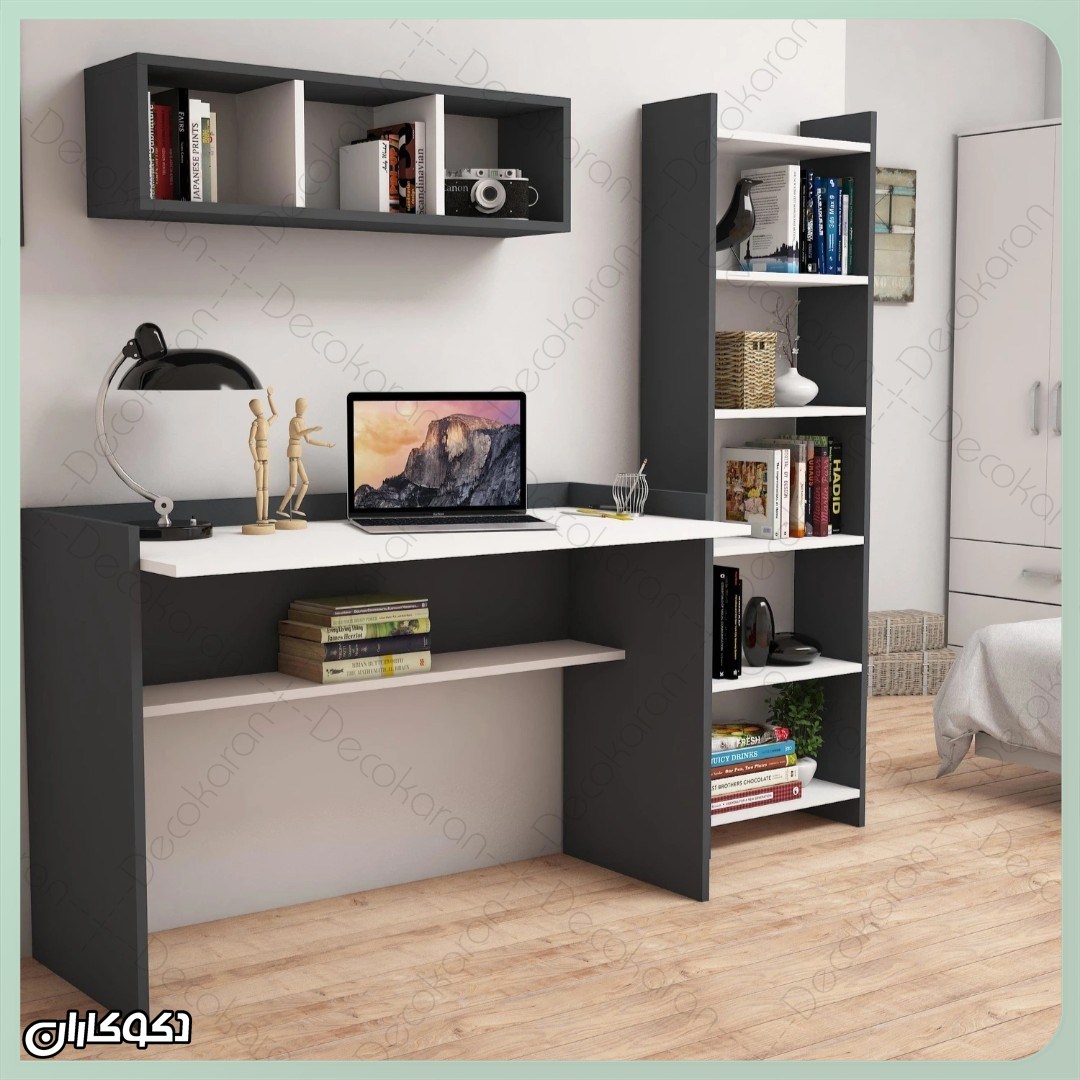ست کامل میز تحریر کتابخانه دار دکوکاران