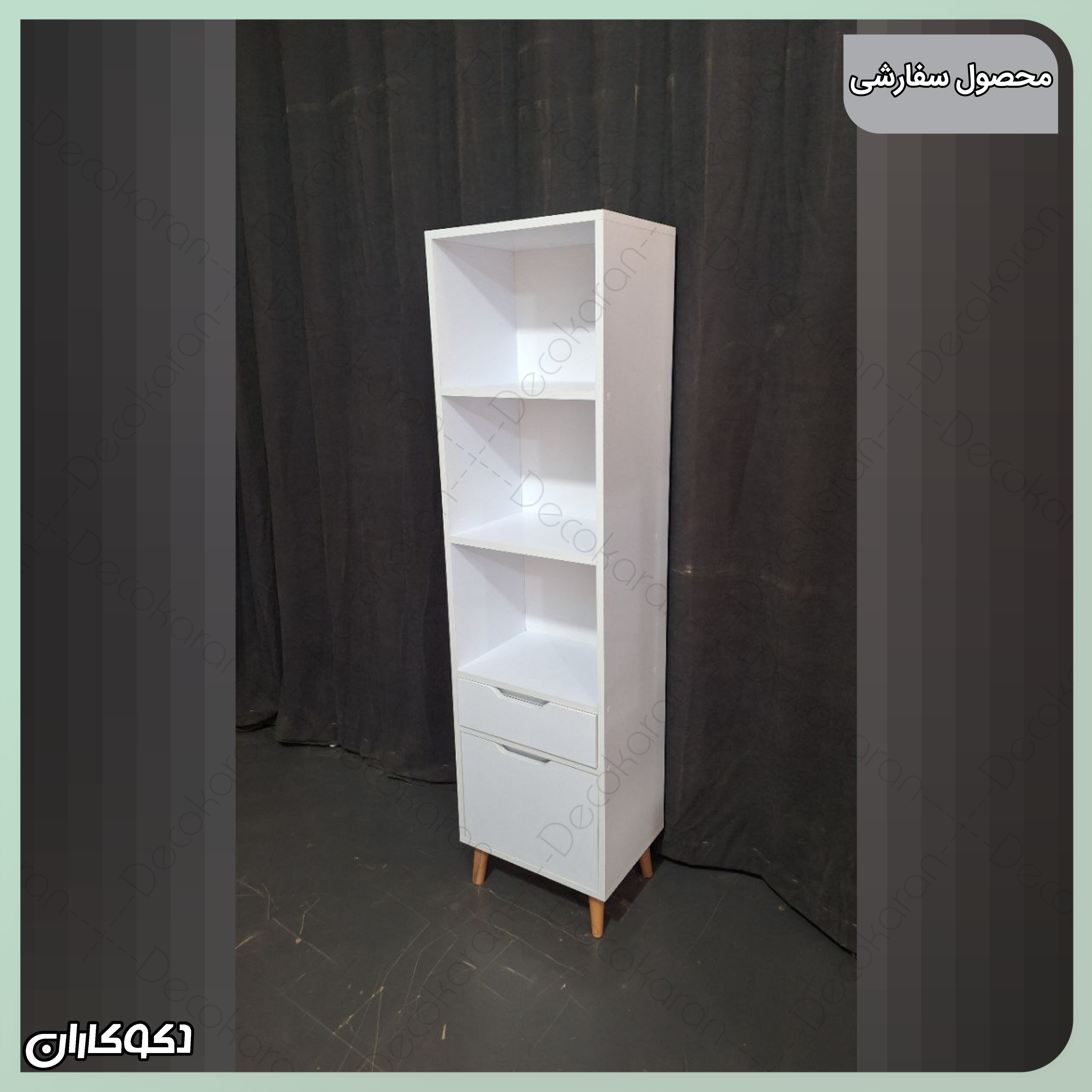 کتابخانه k104 دکوکاران سفارشی مشتری