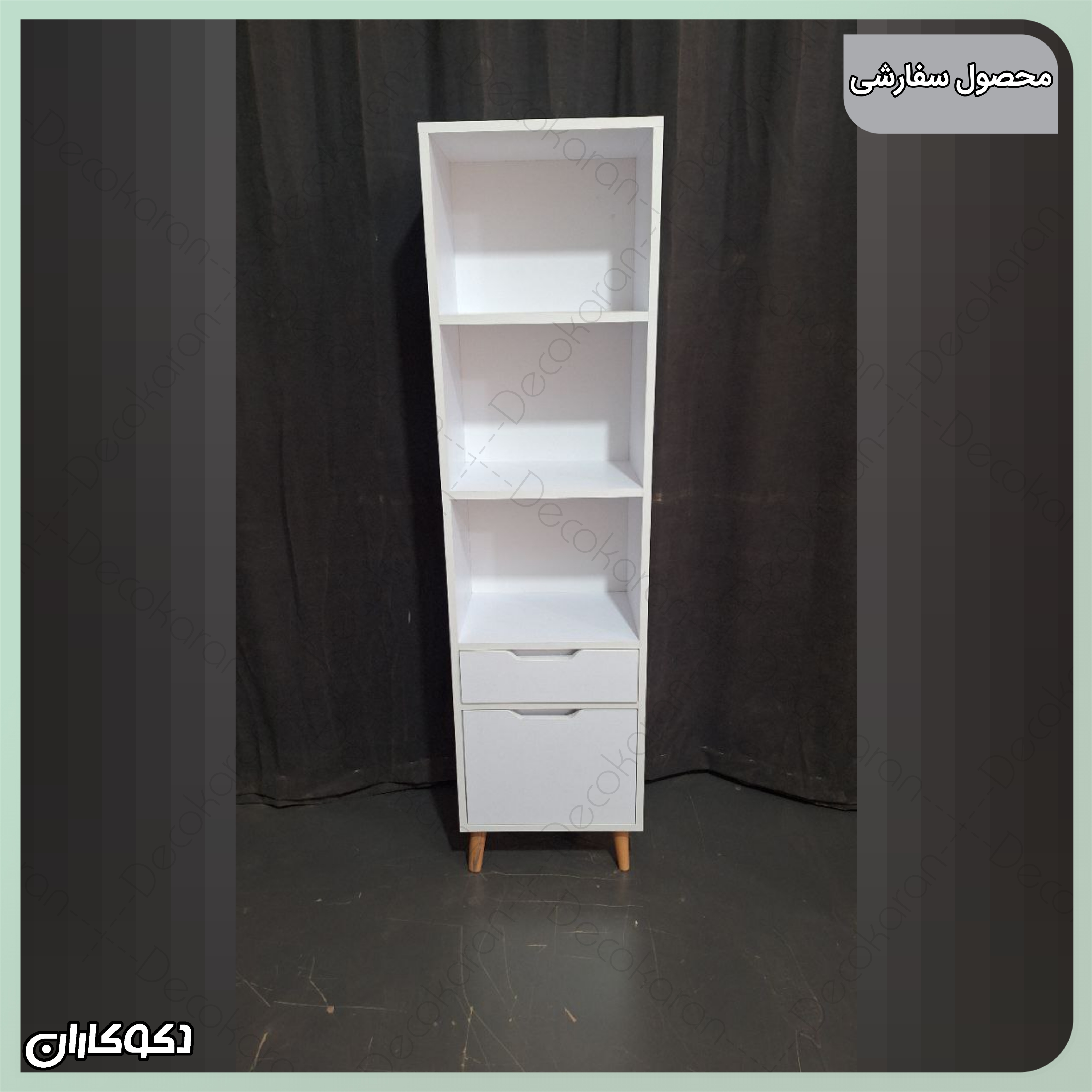 کتابخانه k104 دکوکاران سفارشی مشتری