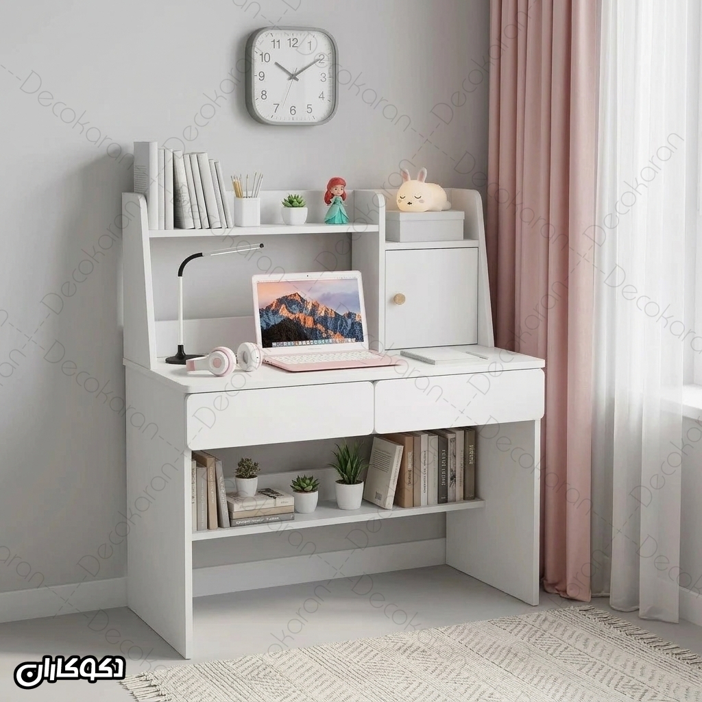 میز تحریر MDF مدل MT129 با طراحی کمد و کشو