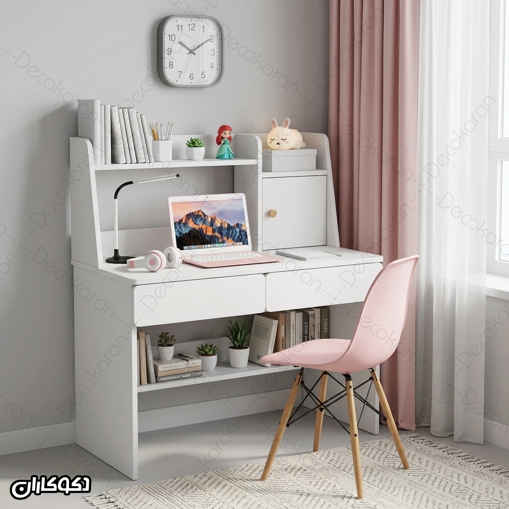 میز تحریر MDF مدل MT129 در حالت استفاده