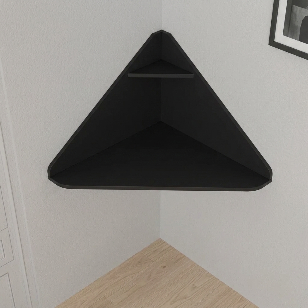 میز تحریر MDF مدل MT124 دکوکاران رنگ مشکی