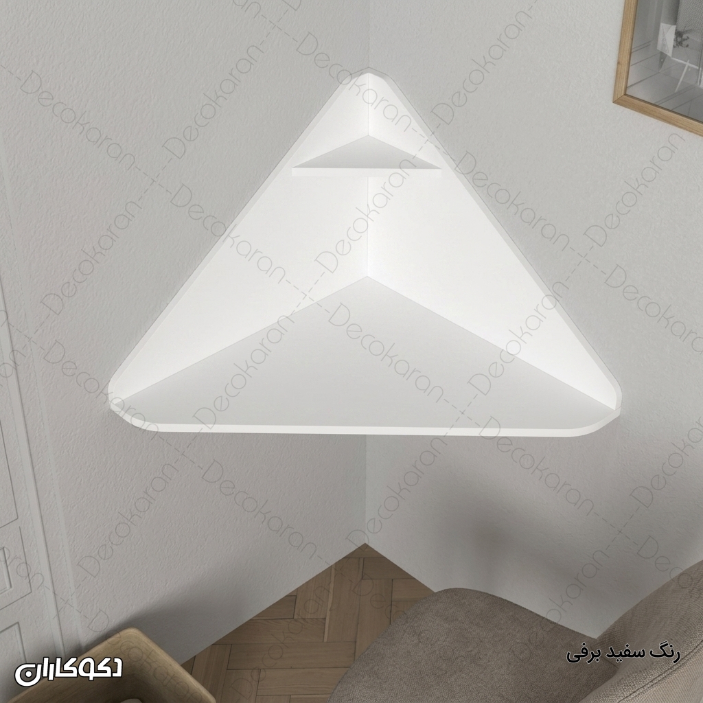 میز تحریر MDF مدل MT124 دکوکاران رنگ سفید