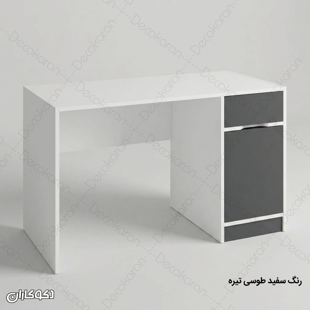میز تحریر مدل MT139 کمددار و کشودار