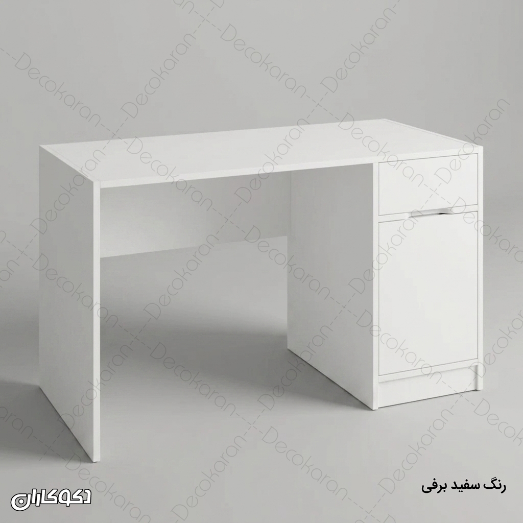 طراحی ساده میز تحریر کمددار مدل MT139