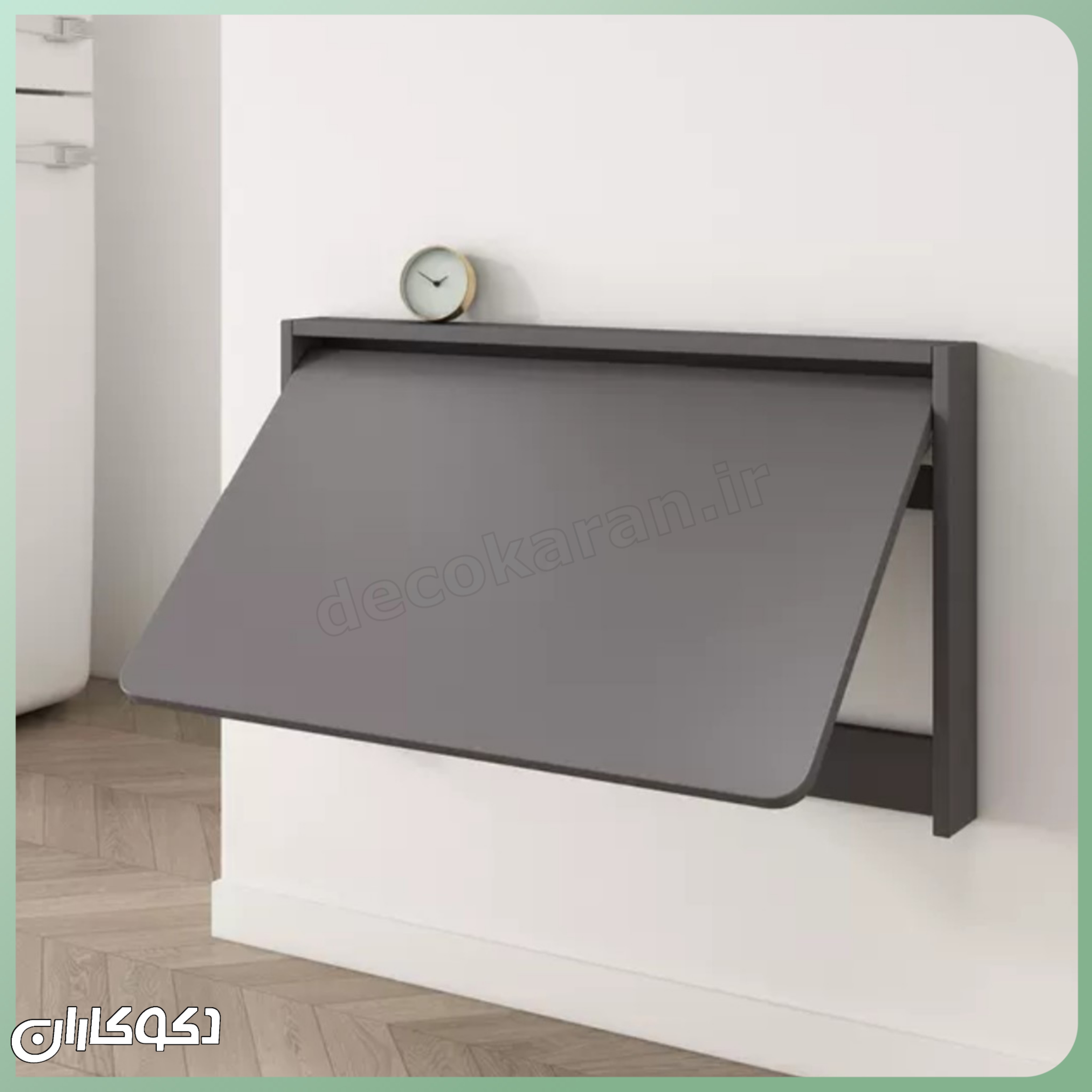 میز تحریر ام دی اف تاشو MT107 رنگ طوسی
