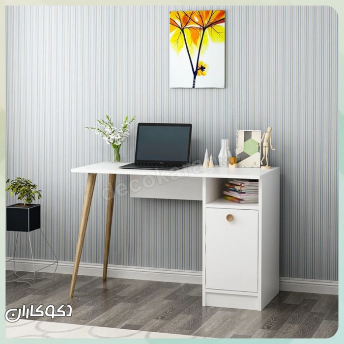 ابعاد دقیق میز تحریر MT112 دکوکاران برای اتاق کار و مطالعه
